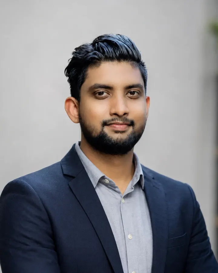 Sagar, founder of Sagar Flow, in Dubai